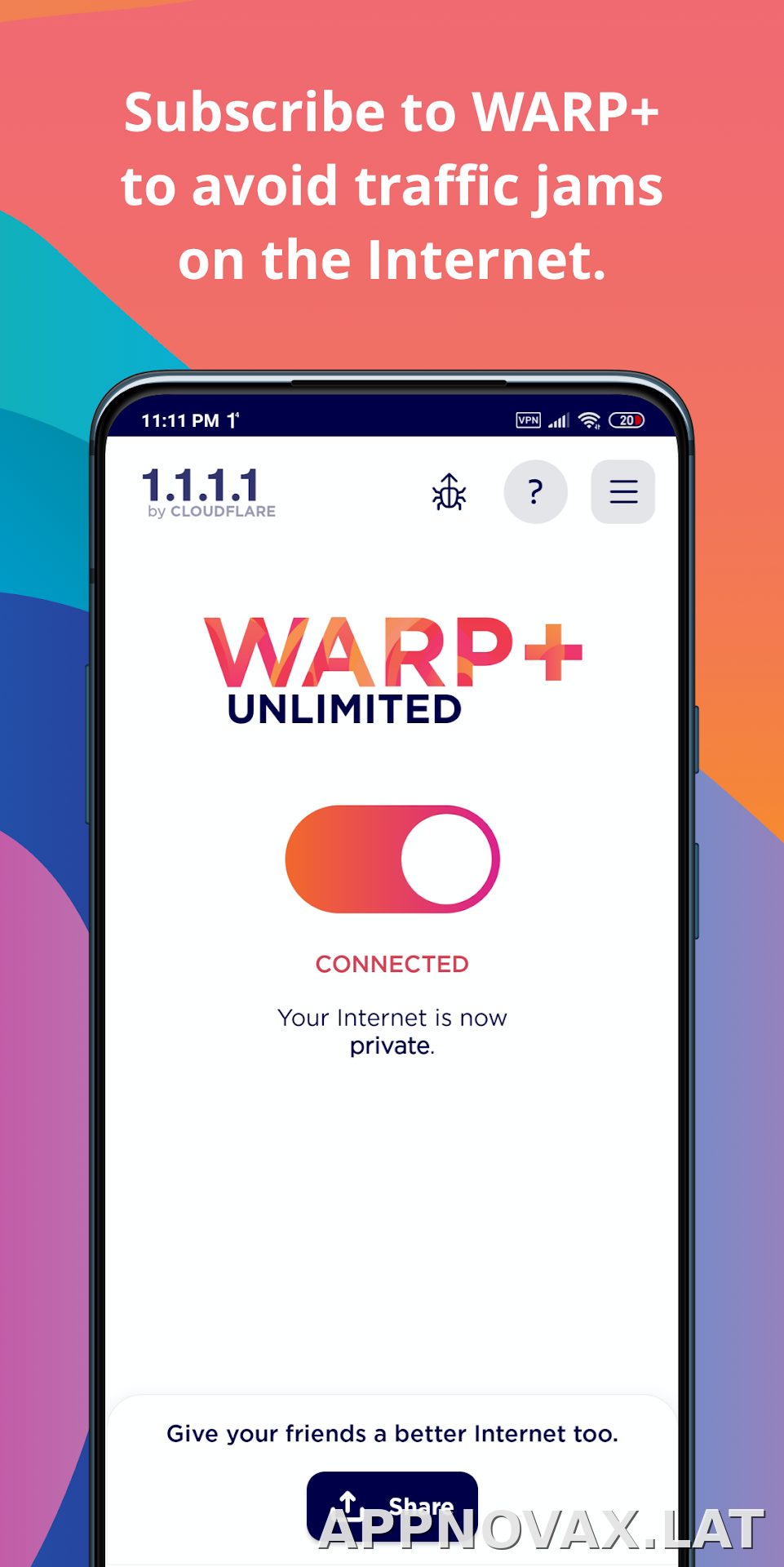 1.1.1.1 + WARP скриншот 3
